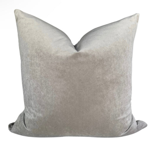 Tan Velvet Pillow Cover