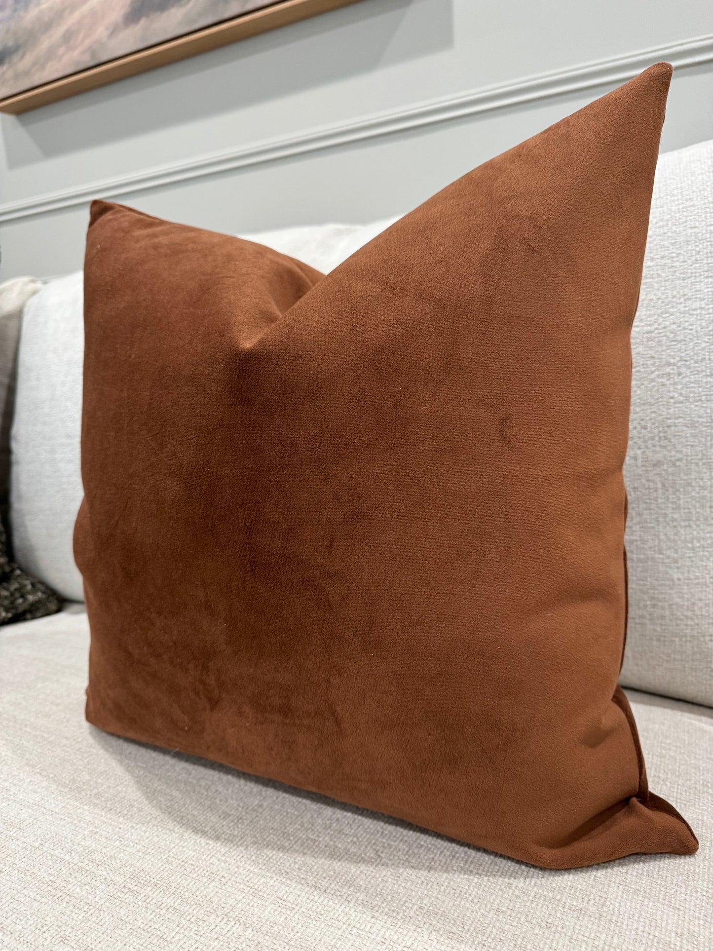 Brown Rust Pillow Cover