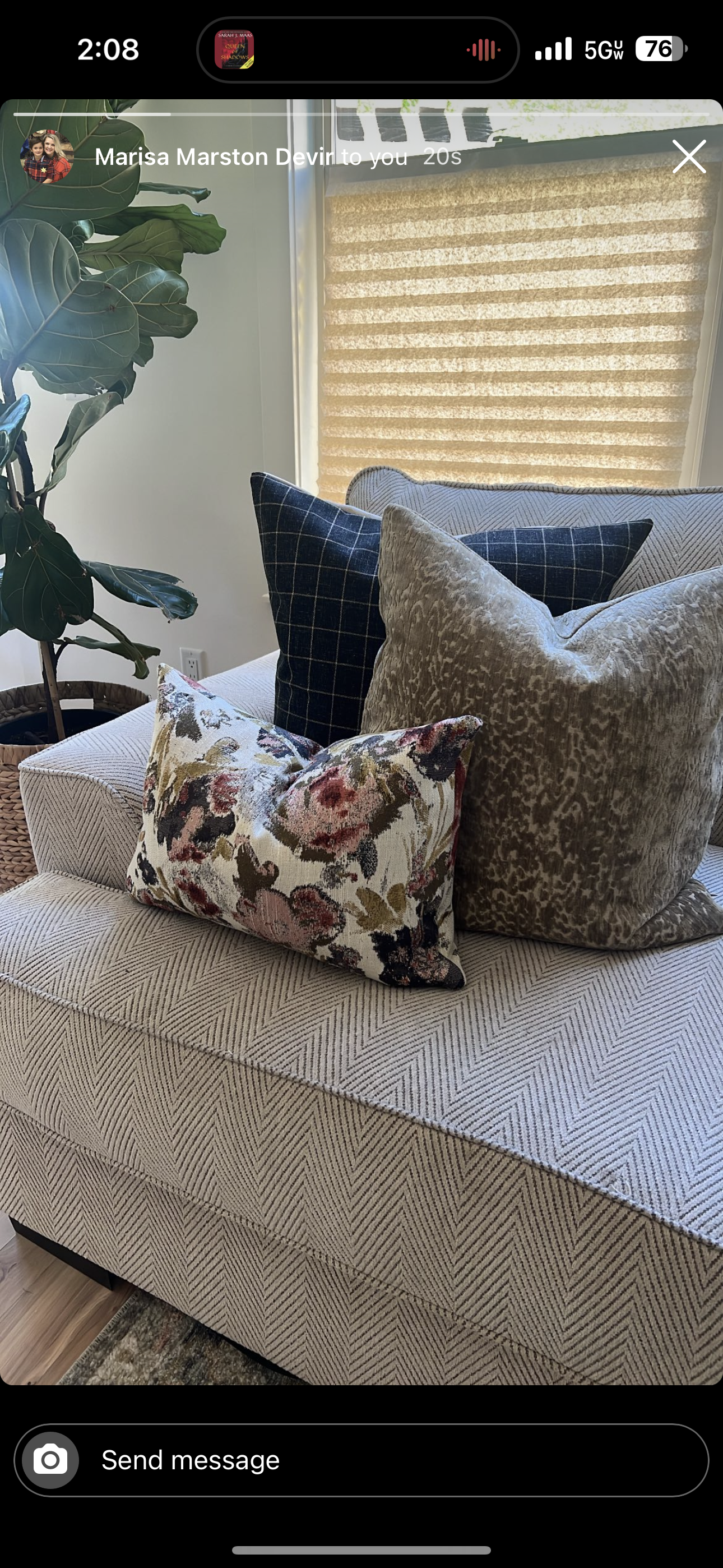 Moira Floral Pillow Cover