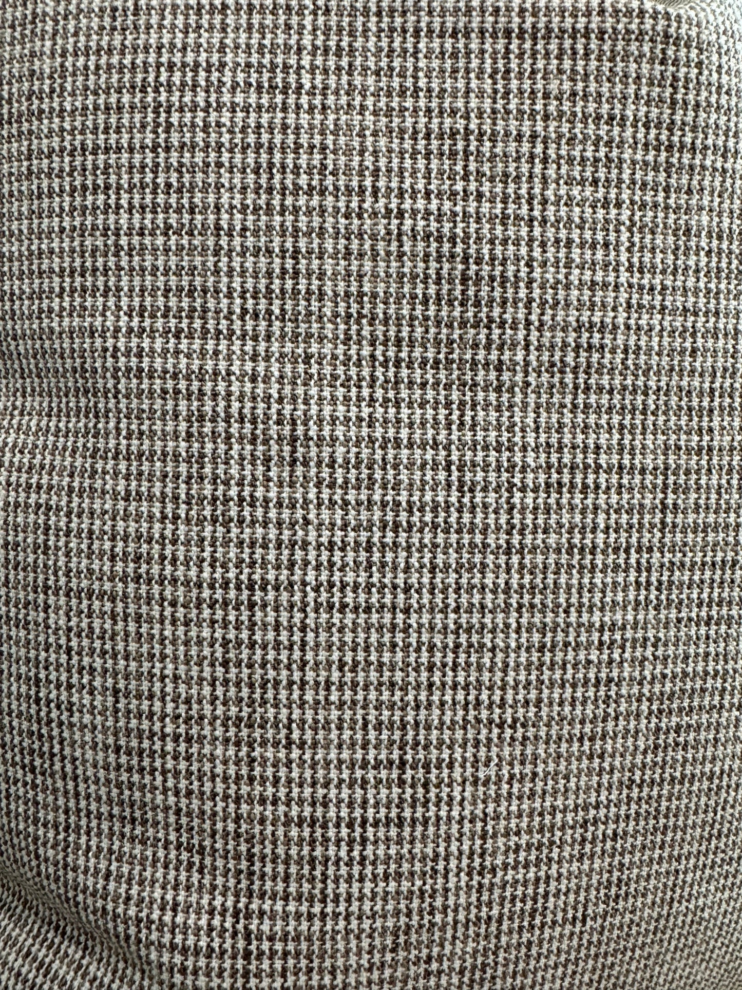 Brown Houndstooth Pillow Cover