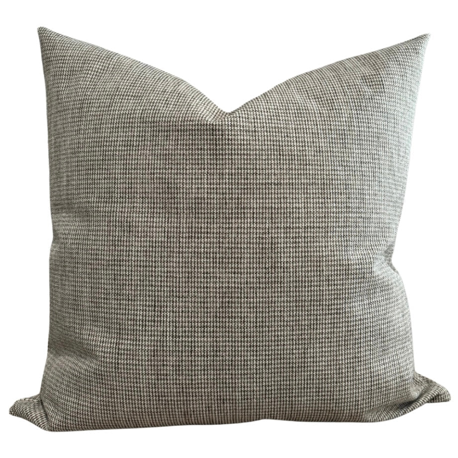 Brown Houndstooth Pillow Cover