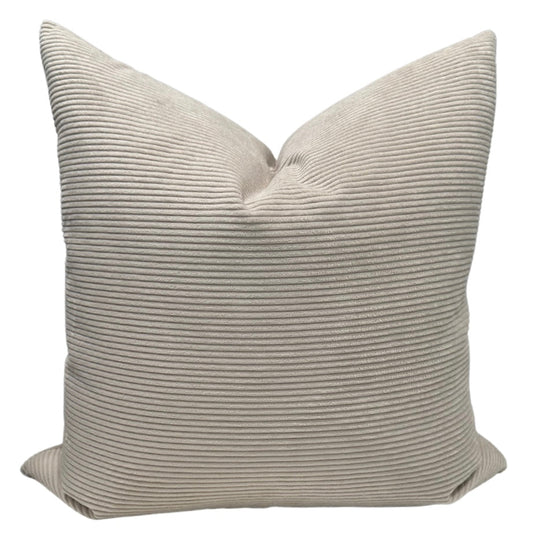 Cream Corduroy Pillow Cover