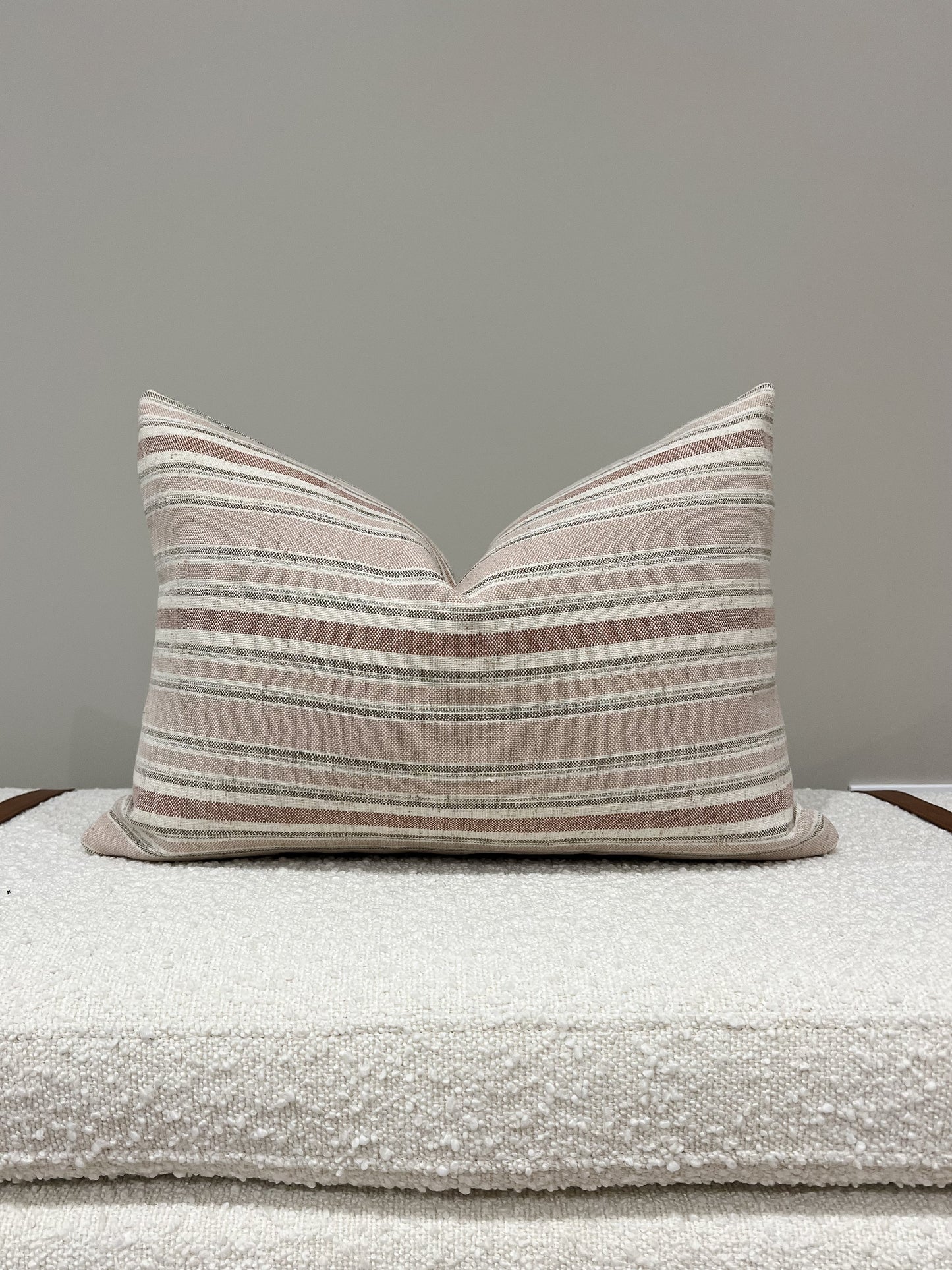 Multi Pink Stripe Pillow Cover