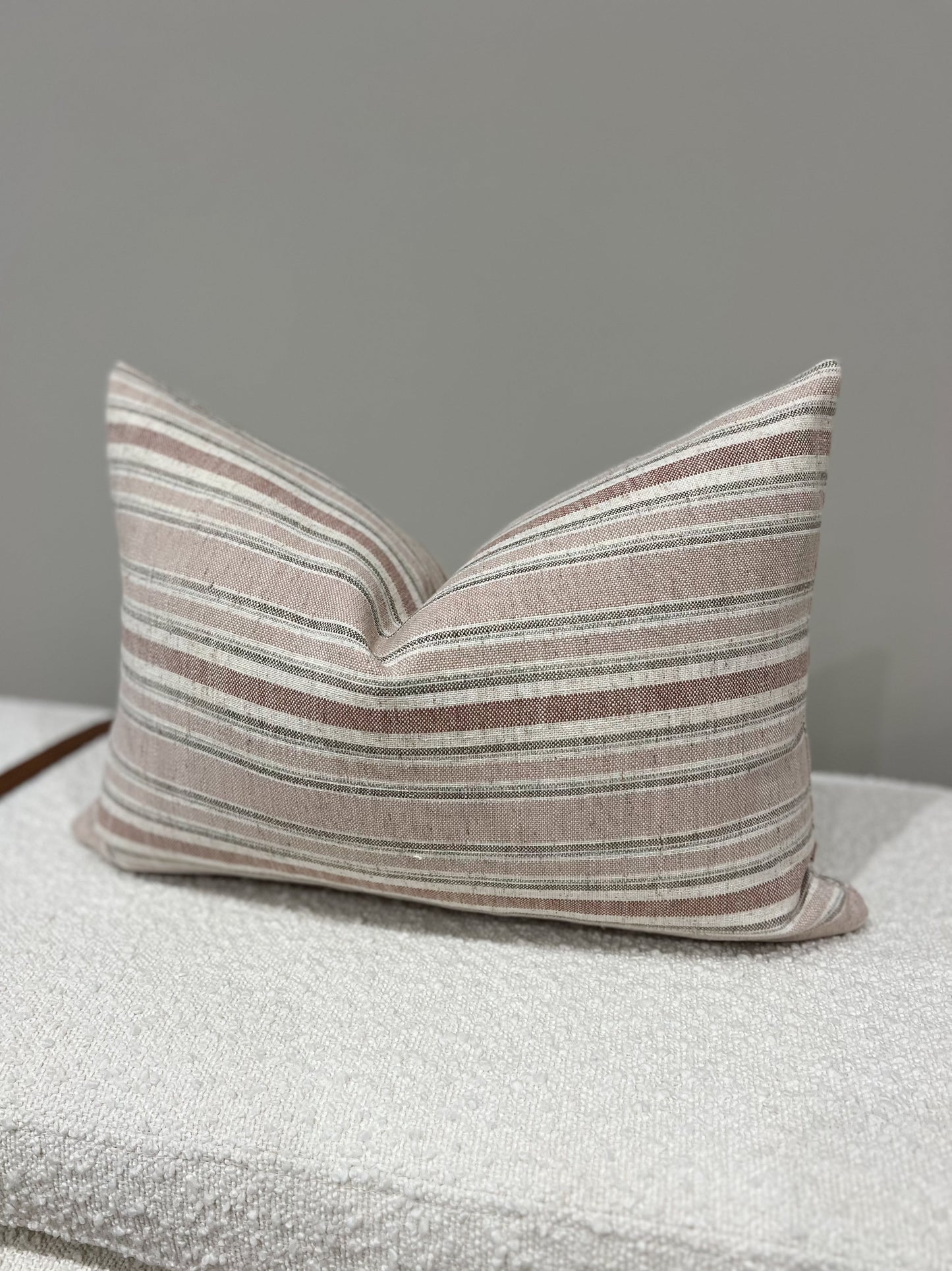 Multi Pink Stripe Pillow Cover