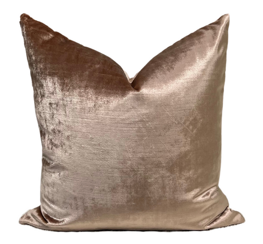 Pink Velvet Pillow Cover