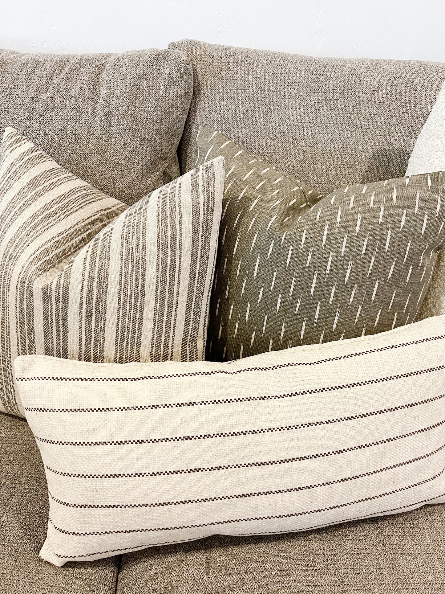 Acker Striped Pillow Cover