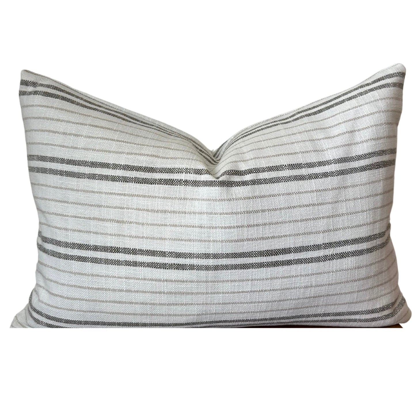 White Stripe Pillow Cover