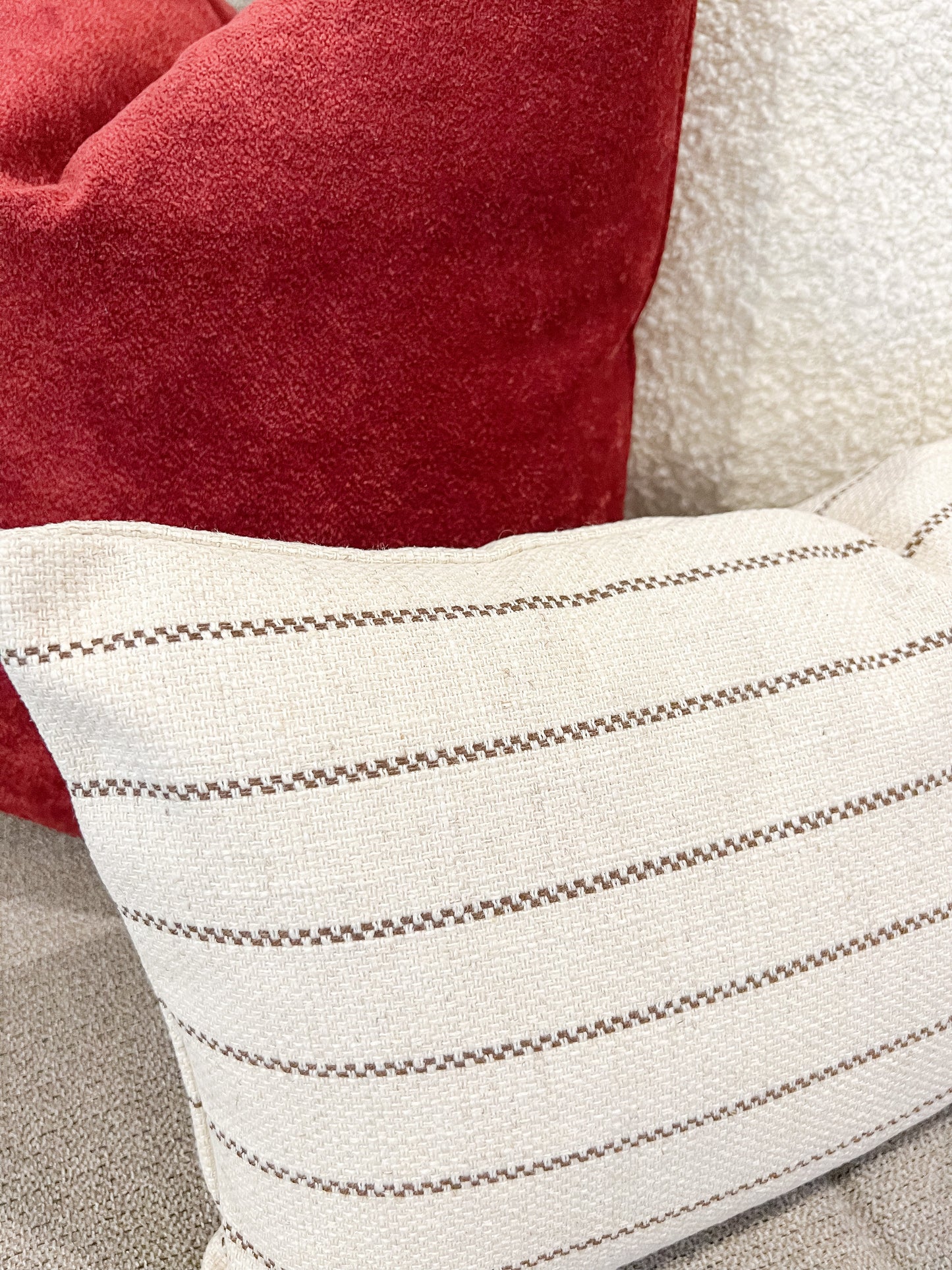 Annie Striped Pillow Cover