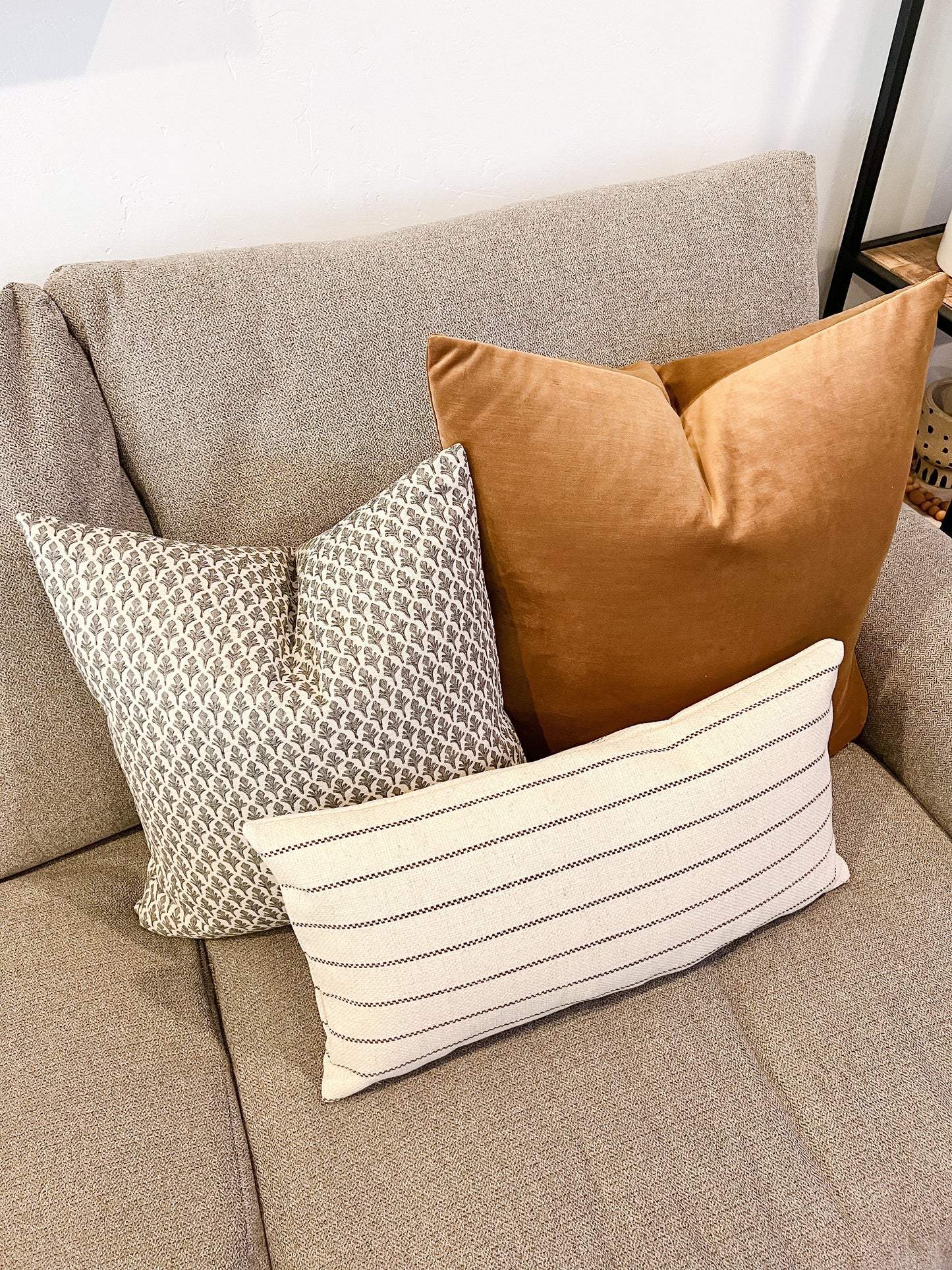 Annie Striped Pillow Cover