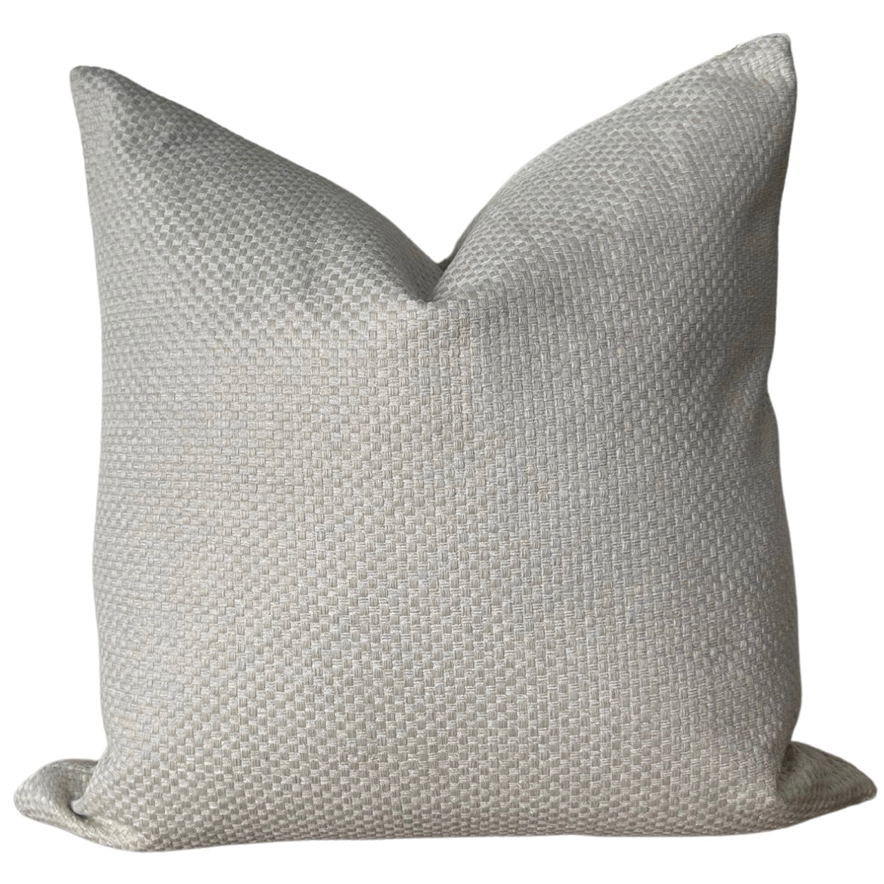 Ivory Check Pillow Cover